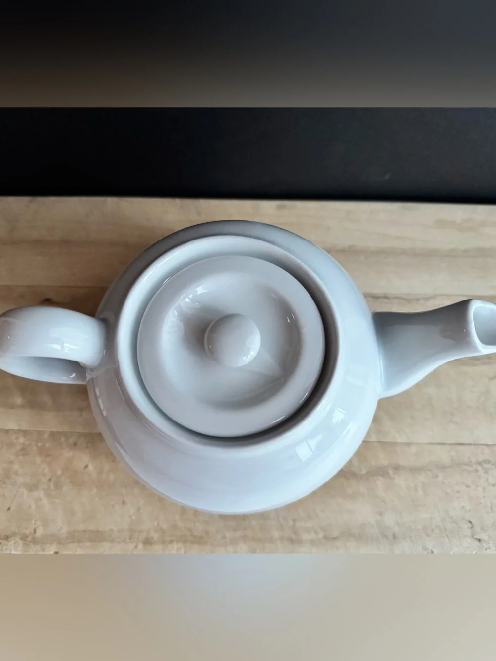Vintage Pillivuyt French Porcelain 4-cup (1 qt) White Teapot